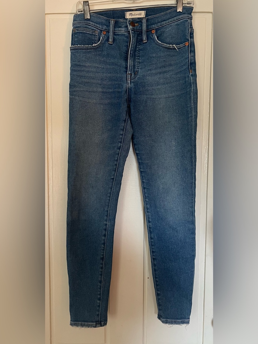 Madewell Slim Mid-Rise Skinny Jeans in Indigo
